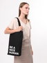 PaulDavis Bolso de Mano 1437 Algodón Negro 35 x 40 x 8 cm